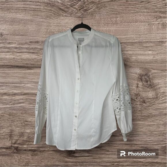 Chico’s SZ 0 long sleeve Top - Picture 1 of 6